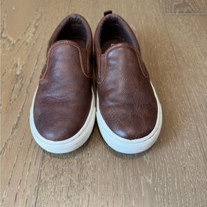 Old Navy Brown Kids Slip-On Sneakers